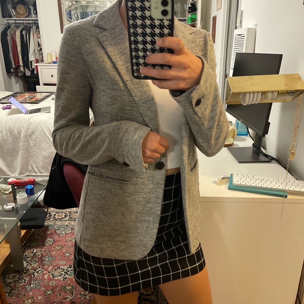 NWOT Banana Republic grey blazer